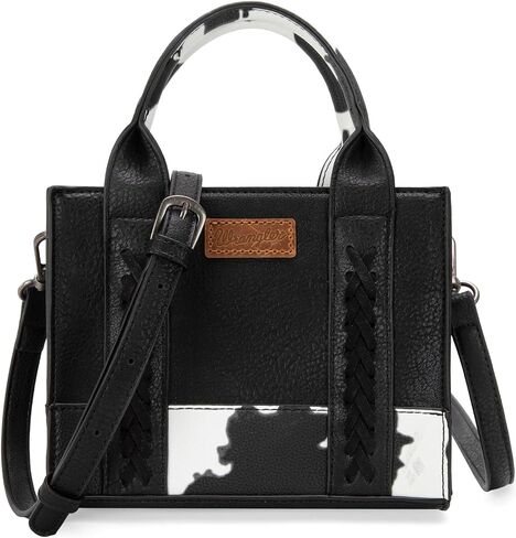 Wrangler Mini Tote Bag for Women Cow Print Western Crossbody Purse in Saudi Arabia