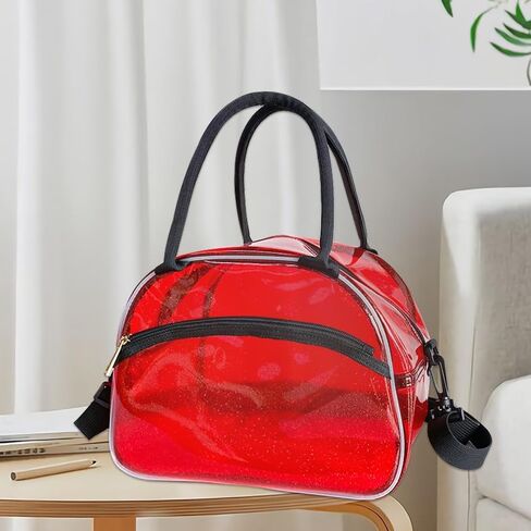 Fashion transparent jelly PVC waterproof messenger bag handbag for beach, shopping in Saudi Arabia