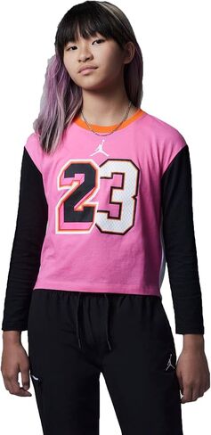 Nike Jordan New Heritage Big Kids Girls Long Sleeve T-Shirt in Saudi Arabia