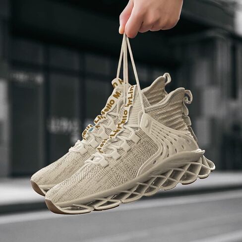 Hello MrLin Men's Running Shoes Non Slip Athletic Tennis Walking Blade Type Sneakers Hip Hop in Saudi Arabia