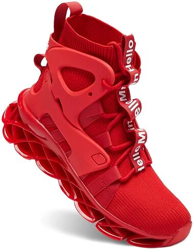 Hello MrLin Men's Running Shoes Non Slip Athletic Tennis Walking Blade Type Sneakers Hip Hop in Saudi Arabia