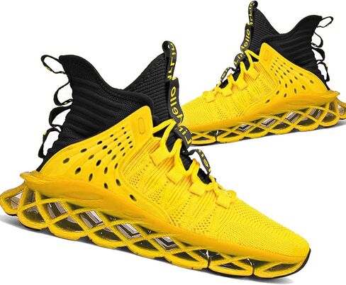 Hello MrLin Men's Running Shoes Non Slip Athletic Tennis Walking Blade Type Sneakers Hip Hop in Saudi Arabia