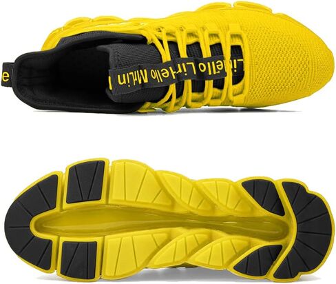 Hello MrLin Men's Running Shoes Non Slip Athletic Tennis Walking Blade Type Sneakers Hip Hop in Saudi Arabia