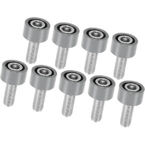 9 Pcs M8x1.25 Exhaust Header Manifold Cup Washers Bolts Engine Racing Exhaust Header Cup Bolts Titanium Tone for Honda Civic for Acura Automotive Parts