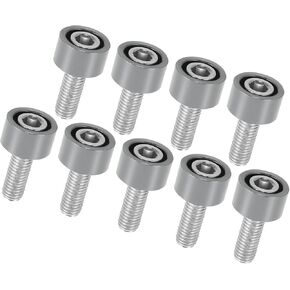 9 Pcs M8x1.25 Exhaust Header Manifold Cup Washers Bolts Engine Racing Exhaust Header Cup Bolts Titanium Tone for Honda Civic for Acura Durable Material