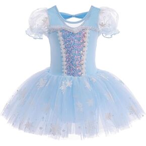 Leotards for Girls Ballet Dance Tutu Skirted Princess Dress 3-8 Years