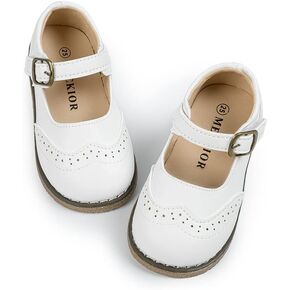 Meckior Toddler Little Girl Mary Jane Dress Shoes Ballet Flats for Girl Party School Shoes Bowknot Princess Shoes in Kuwait