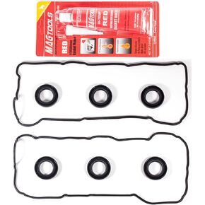 VS50588R for Lexus ES300 3.0 Valve Cover Gasket & Gasket Maker 3oz- Toyota Camry,Avalon,Sienna,Highlander,Solara,Lexus ES330,RX300, RX330, RX400h 3.0L 3.3L VS50515R,11214-0A010,11213-0A010.