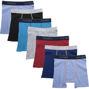 Hanes Boys' and Toddler Comfort Flex Waistband Boxer Briefs Multiple Packs Available (Assorted/Colors May Vary)