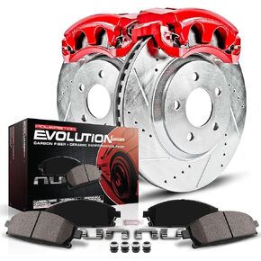Power Stop KC3073 1-Click Performance Brake Kit with Caliper For Toyota Sequoia 2008-2015, Toyota Tundra 2007-2015 [Model Specific]