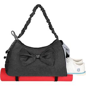 Gym Bag for Women-Yoga Mat Bag,Women Gifts Travel Duffle Bag with Shoe Compartment Waterproof Foldable Bags for Plane,Weekender Overnight Bag with Wet Pocket for Yoga,Pilates,Luggage,Swimming