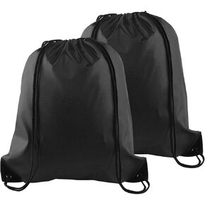 KUUQA Drawstring Backpack, 25Pcs Navy Blue, Lightweight Gym Bag for Sports, Travel, Yoga