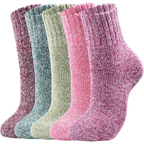Clothclose Wool Socks - Winter Warm Wool Socks for Women Men, Soft Cozy Socks, Thick Knit Crew Socks Boot Socks for Women Men