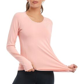 VUTRU Women's Long Sleeves Workout T Shirt Breathable Sports Running Yoga Tops Thumb Holes