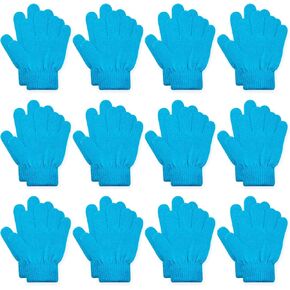 ONESING 12 Pairs Kids Gloves - Warm Knitted Winter Gloves Bulk for Girls Boys | Children Gloves Designed for Cold Weather in Kuwait