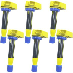 6PCS ARKAUTO HIGH PERFORMANCE IGNITION COIL ARK-IG242 UF242 30520-P8E-A01 30520P8EA01 30520-RCA-A01 30520RCAA01 30520-P8E-S01 FOR HONDA Odyssey Accord Acura CL TL RL 3.0 3.2 3.5 V6 J30A4 J35A5