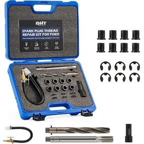 Orion Motor Tech 38900 Two Valve Ford Triton Tool Kit, Spark Plug Thread Repair Kit with M14-1.25 Inserts, Foolproof Repair System Fits 1996-2003 Ford Triton 4.6L 5.4L 6.8L V10 Two Valve Engines
