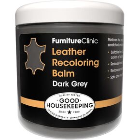 The Original Leather Recoloring Balm by Furniture Clinic - 16 Colors - Leather Repair Kit for Furniture - Restore Couches, Car Seats & More - Leather Dye for Scratched and Faded Leather (Dark Brown)