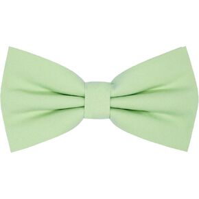 Boys Pre-tied Cotton Bow Ties Adjustable Solid Color Bow Tie Classic Bow Tie For Kids