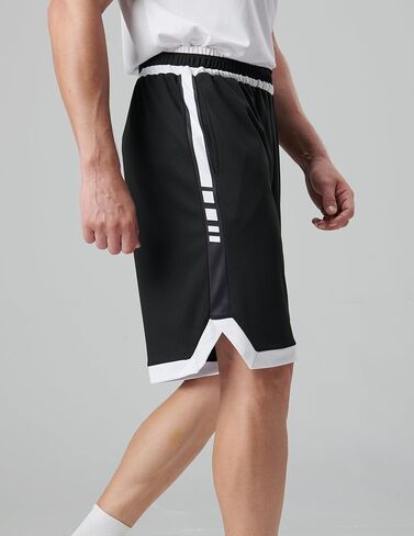 Liberty Imports 5 Pack Men's Quick Dry Athletic Shorts with Pockets Elastic Waist Activewear for Workout Gym Basketball in Saudi Arabia