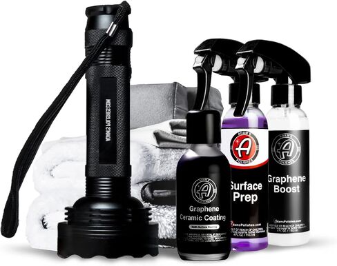 Adam's Polishes UV Graphene Ceramic Coating - 10H Ceramic Coating for Cars W/UV Glow Technology | 7+ Years of Protection | Apply After Car Wash Clay Bar Car Buffer Polisher | Boat RV Motorcycle in Saudi Arabia