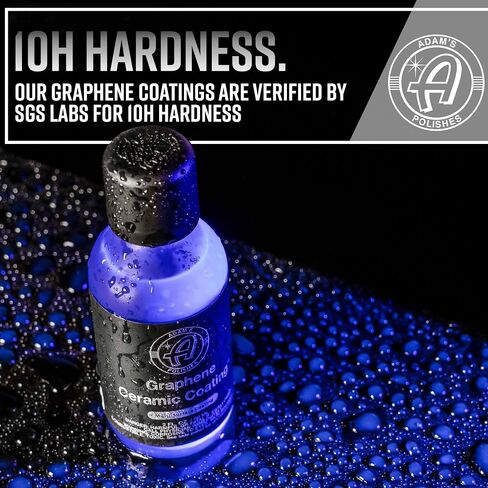 Adam's Polishes UV Graphene Ceramic Coating - 10H Ceramic Coating for Cars W/UV Glow Technology | 7+ Years of Protection | Apply After Car Wash Clay Bar Car Buffer Polisher | Boat RV Motorcycle in Saudi Arabia