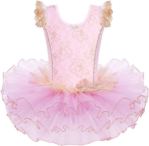 Leotards for Girls Ballet Dance Tutu Skirted Princess Dress 3-8 Years in Saudi Arabia