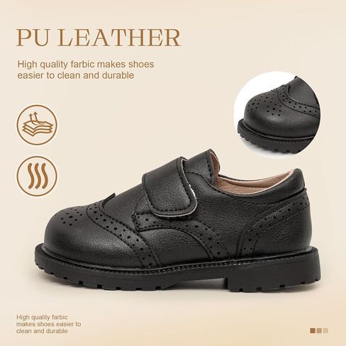أحذية ohsofy Girls Penny Loafers المسطحة الكاجوال للفتيات الصغيرات زي مدرسي أكسفورد مريح غير قابل للانزلاق ونعل مزود بخطاف وحلقة لحفلات الزفاف (طفل صغير/طفل صغير) in Saudi Arabia