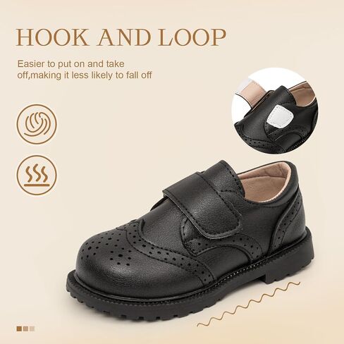 أحذية ohsofy Girls Penny Loafers المسطحة الكاجوال للفتيات الصغيرات زي مدرسي أكسفورد مريح غير قابل للانزلاق ونعل مزود بخطاف وحلقة لحفلات الزفاف (طفل صغير/طفل صغير) in Saudi Arabia