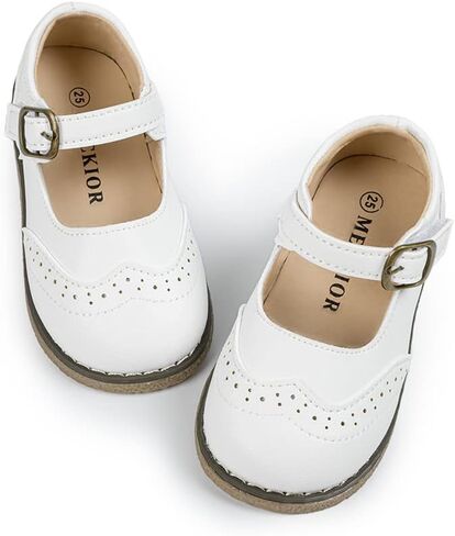 Meckior Toddler Little Girl Mary Jane Dress Shoes Ballet Flats for Girl Party School Shoes Bowknot Princess Shoes in Kuwait