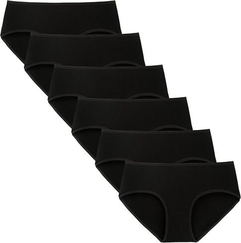 INNERSY Girls Cotton Underwear Teen Comfortable Panties Size 8-16 Briefs 6 Pack in Kuwait