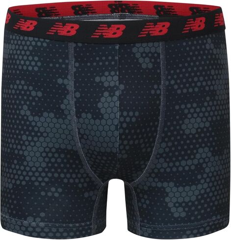 New Balance Boys' 3.5" Underwear, Performance Boxer Briefs (4 Pack) in Kuwait