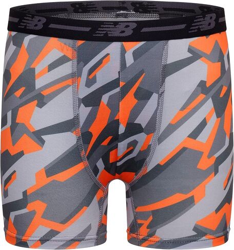 New Balance Boys' 3.5" Underwear, Performance Boxer Briefs (4 Pack) in Kuwait