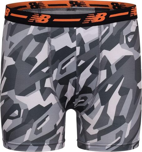 New Balance Boys' 3.5" Underwear, Performance Boxer Briefs (4 Pack) in Kuwait