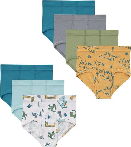 Hanes Boys' Organic Cotton, Pure Comfort Boxer Brief Underwear for Toddlers, Multipacks in Saudi Arabia