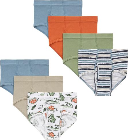 Hanes Boys' Organic Cotton, Pure Comfort Boxer Brief Underwear for Toddlers, Multipacks in Saudi Arabia