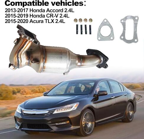 حشية مسامير المحول الحفاز 16827-2 متوافقة مع Honda Accord 2.4L 2013-2017، Honda CR-V 2.4L 2015-2019، Acura TLX 2.4L 2015-2020، 16827 81905X6J00 in Kuwait