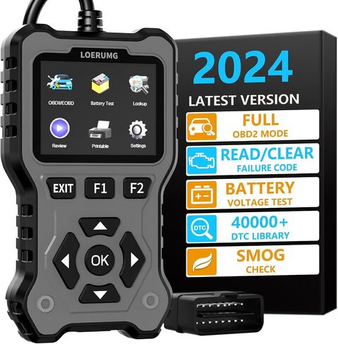 Professional OBD2 Scanner Diagnostic Tool Check Engine Code Reader EOBD/OBDII Scanner with Reset & I/M Readiness Auto Check Engine Enhanced Diagnostic OBD2 Scan Tool for Vehicles After 1996. in Saudi Arabia