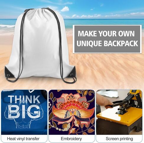 KUUQA Drawstring Backpack, 25Pcs Navy Blue, Lightweight Gym Bag for Sports, Travel, Yoga in Kuwait