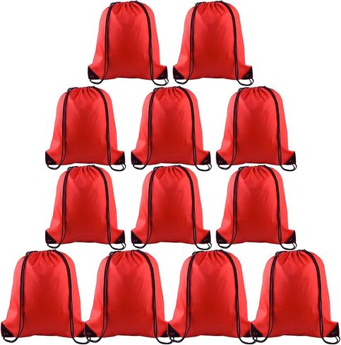 KUUQA Drawstring Backpack, 25Pcs Navy Blue, Lightweight Gym Bag for Sports, Travel, Yoga in Kuwait