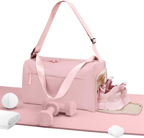Small Gym Bag for women men, Stylish Compact Sports Bag, Small Duffle Bag Crossbody Bags for women men, Suitable For Gym Work Fitness Travel, 3 in 1 Duffle Bags in Saudi Arabia