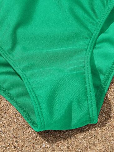 SOLY HUX Girl's 4 Piece Swimsuits Letter Print Bikini Bathing Suit with Shorts and Cover Up in Saudi Arabia