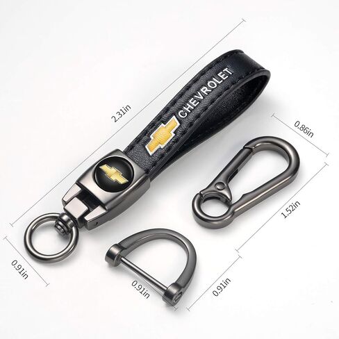 Genuine Leather Car Keychain Key Chain Compatible with Ford Mustang Men and Women Family Present Key Ring Accessories in Saudi Arabia
