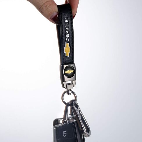 Genuine Leather Car Keychain Key Chain Compatible with Ford Mustang Men and Women Family Present Key Ring Accessories in Saudi Arabia