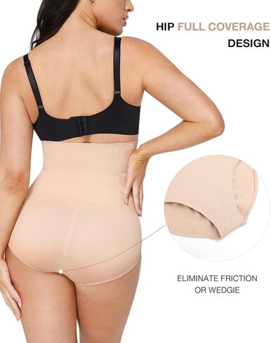 Lover-Beauty Shapewear Tummy Control Underwear for Women, High Waisted Body Shaper Girdle Panties in Kuwait