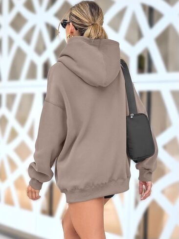 AUTOMET Womens Oversized Sweatshirts Fleece Hoodies Long Sleeve Shirts Pullover Fall Outfits 2024 with Pocket in Kuwait