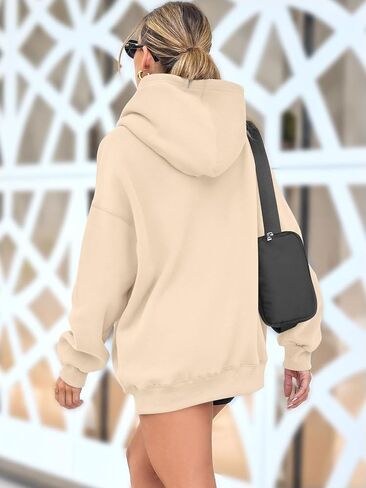 AUTOMET Womens Oversized Sweatshirts Fleece Hoodies Long Sleeve Shirts Pullover Fall Outfits 2024 with Pocket in Kuwait