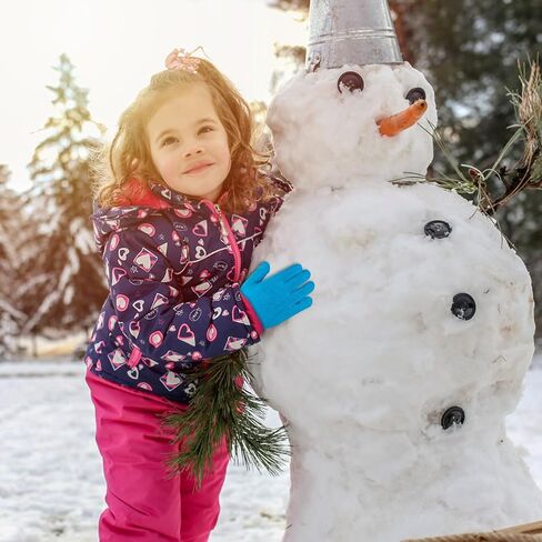 ONESING 12 Pairs Kids Gloves - Warm Knitted Winter Gloves Bulk for Girls Boys | Children Gloves Designed for Cold Weather in Kuwait