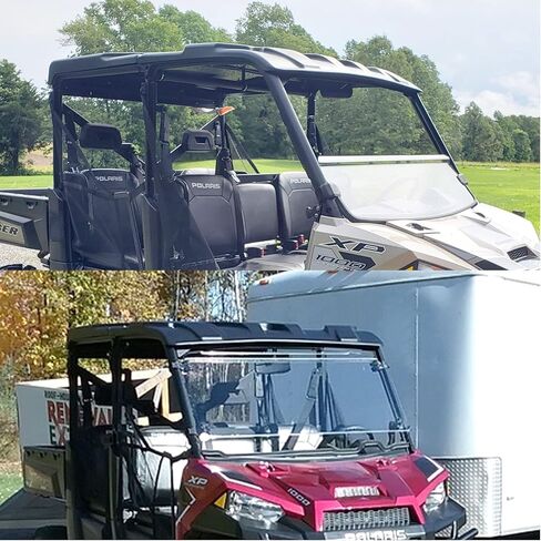 Plastic Panel Roof Compatible with 2013-2021 Polaris Ranger Full Size 1000 Diesel XP 900 XP 570 Crew 2 Seats Model in Kuwait