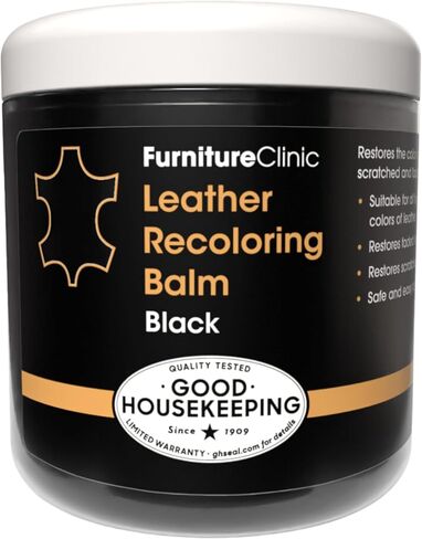 The Original Leather Recoloring Balm by Furniture Clinic - 16 Colors - Leather Repair Kit for Furniture - Restore Couches, Car Seats & More - Leather Dye for Scratched and Faded Leather (Dark Brown) in Kuwait